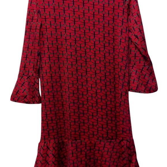 Buckhead Betties - Maze Runner Mandy, Long Bell Sleeves, Round Neck, Poly-knit, - Picture 5 of 12